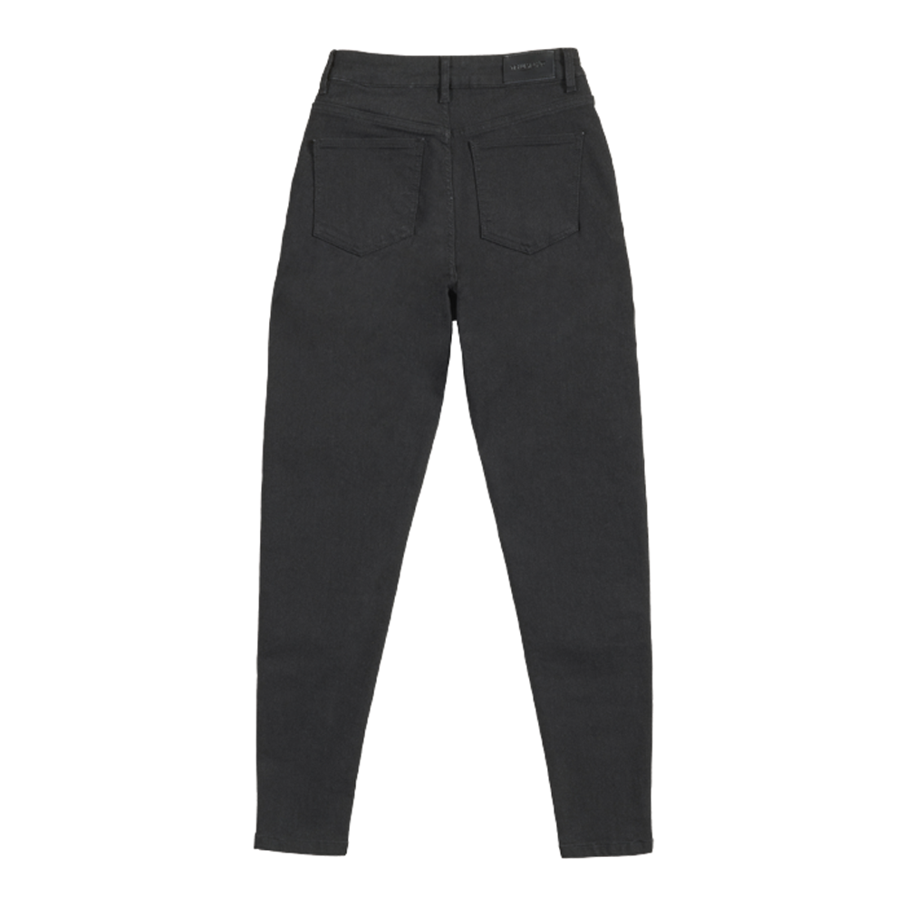 MDJA24006-1.png PANTALON RIZZO PRELAVADO NEGRO P/DAMA - Imagen 1