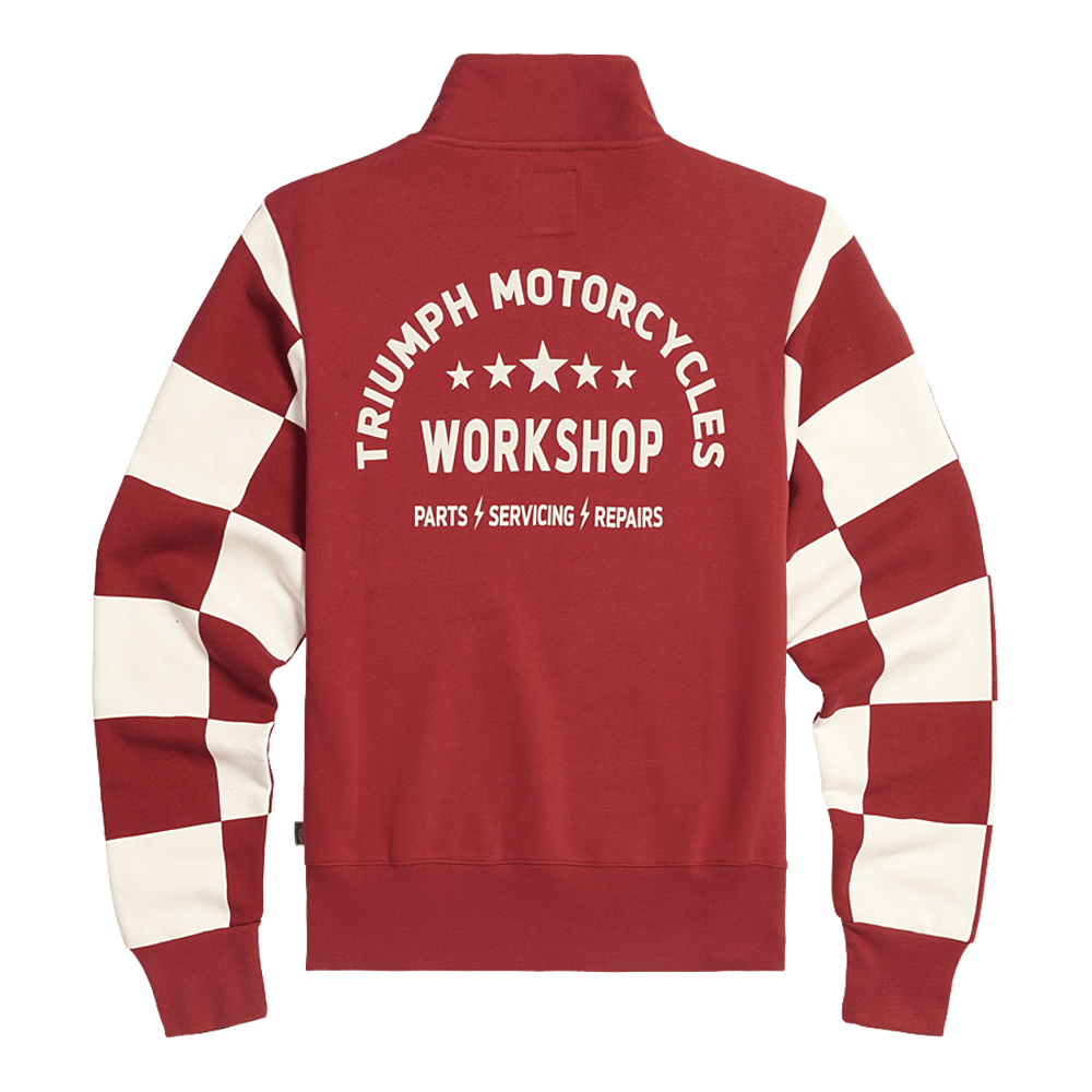 MSWS24134-1-1.png SUDADERA PREWITT 1/4 CIERRE COLOR ROJO P / CABALLERO - Imagen 1