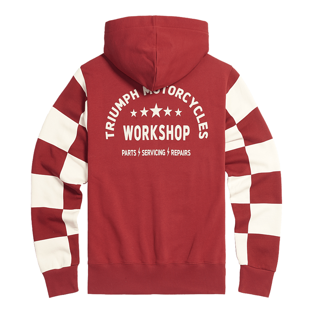 MSWS24135-1-1.png SUDADERA HAYTHAM CON GORRO COLOR ROJO P / CABALLERO - Imagen 1