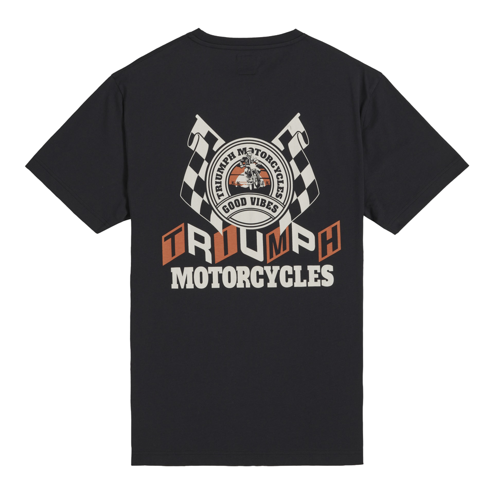 MTSS25131-1-3.png CAMISETA GOOD VIBES NEGRA - Imagen 1