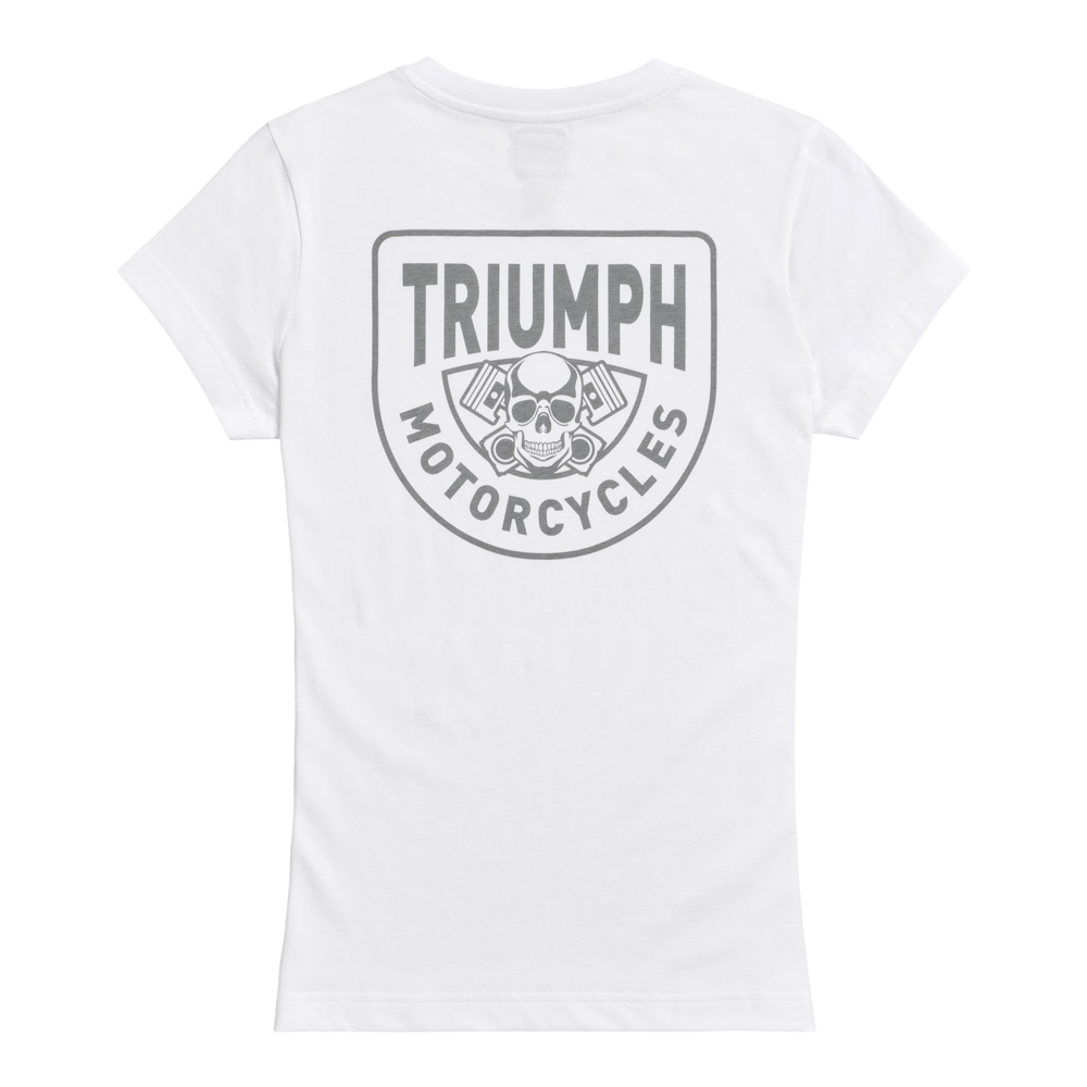 MTSS25142-1-3.png LADIES PISTON RICH T-SHIRT WHITE - Imagen 1