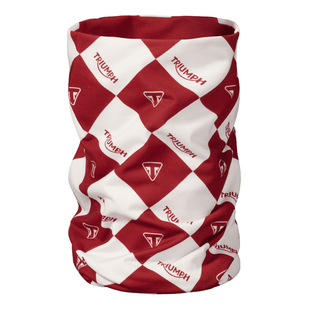MTUS24205-1-3.png TUBO ELASTICO P/ CUELLO HARLEQUINN ROJO/HUESO UNITALLA - Imagen 1